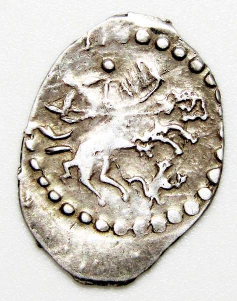 Денга, Князь Иван Андреевич, Удельное княжество Можайское, серебро, арт 3 Денга, Князь Иван Андреевич, Удельное княжество Можайское, серебро, арт 3