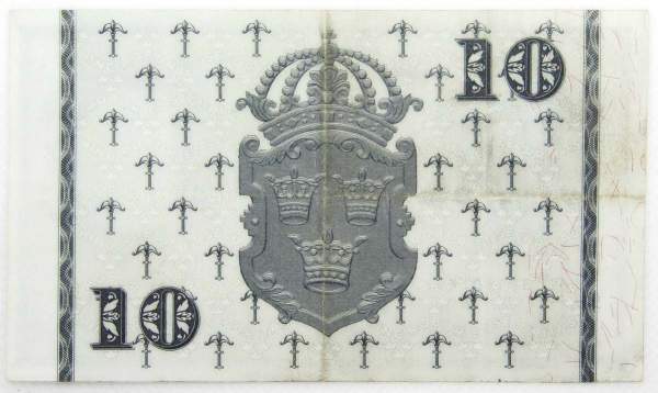 Банкнота 10 крон 1957 года Швеция