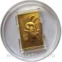 Инвестиционная монета 100 рублей Сочи 2014 – Зайка, золото, 2013
