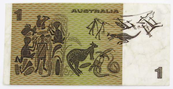 Банкнота 1 доллар Австралия 1983