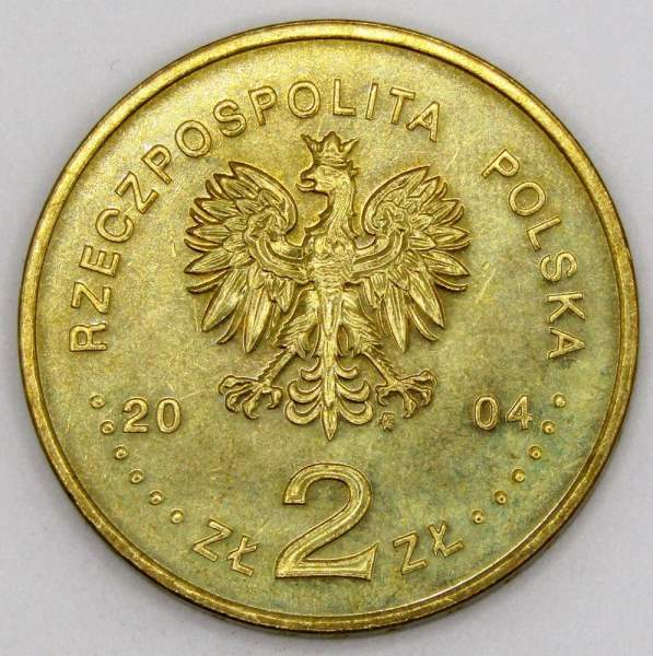 Монета 2 злотых Польша 2004 - Генерал Станислав Сосабовский