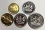 Набор монет Лесото 1998-2016, 5 монет