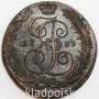 Монета 5 копеек Российской Империи 1789 КМ