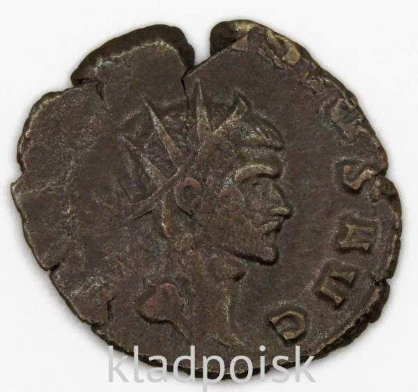 Монета Антониниан Римская Империя Император Марк Аврелий Клавдий II Готский 268-270 гг., арт 17