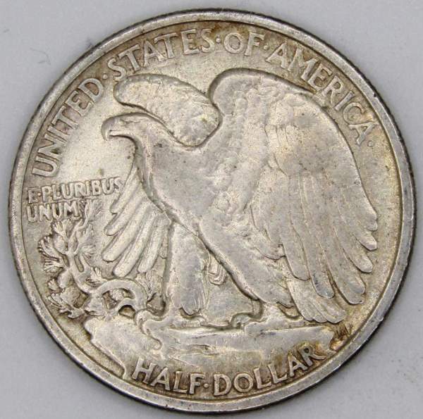 Монета 50 Центов США «Шагающая свобода» 1936 Серебро 900 пробы Монета 50 Центов США «Шагающая свобода» 1936 Серебро 900 пробы