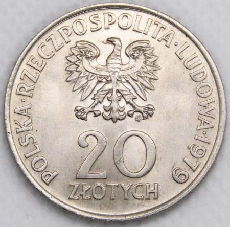 Монета 20 злотых Польша, Международный год детей, 1979, арт 5