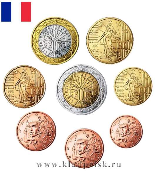 Набор монет Евро Франция