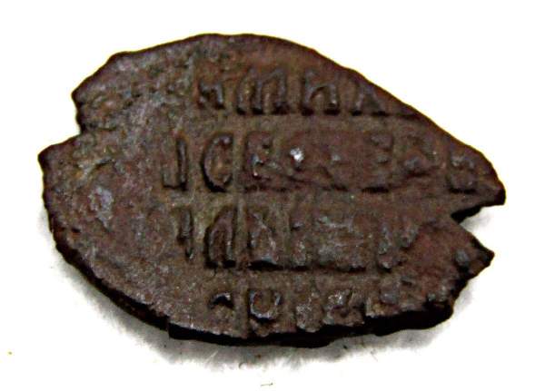 Копейка медь Алексей Михайлович (чешуя), 1655-1663 гг. Медный бунт, Псков, арт 10 Копейка медь Алексей Михайлович (чешуя), 1655-1663 гг. Медный бунт, Псков, арт 10