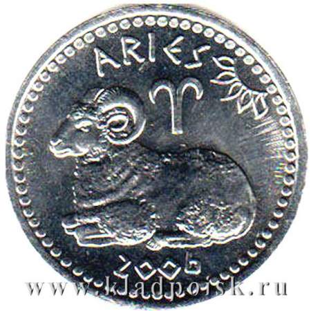 Монета 10 шиллингов Сомалиленд Знаки Зодиака – Овен