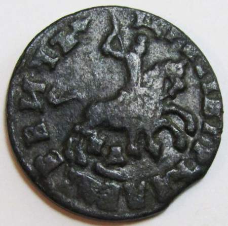 Монета 1 копейка Российской Империи 1716 (Петр I), арт 2