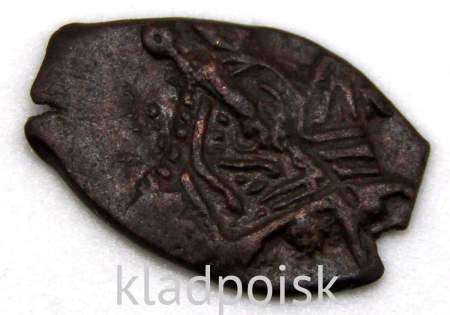Копейка медь Алексей Михайлович (чешуя), 1655-1663 гг. Медный бунт, Псков, арт 9
