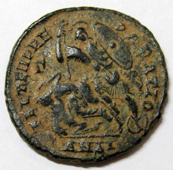 Монета Римской Империи Констанций II, 337-361 гг. Монета Римской Империи Констанций II, 337-361 гг.