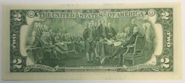 Банкнота 2 доллара США