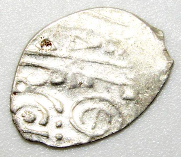 Денга Иван III Васильевич (чешуя), серебро, Тверь, ГП № 8060D