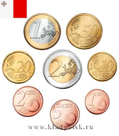 Набор монет Евро Мальта