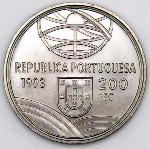 Монета 200 эскудо 1993 года, Спрингальд - механическое устройство артиллерии, Португалия