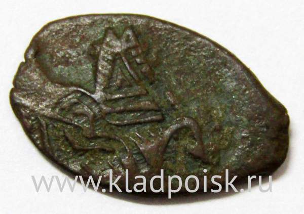 Копейка медь Алексей Михайлович (чешуя), 1655-1663 гг. Медный бунт (арт 2)