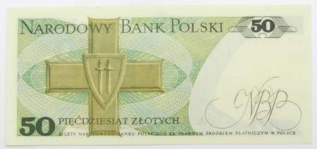 Банкнота 50 злотых 1988 года Польша, арт 3