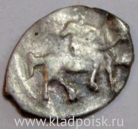 Денга Иван IV Васильевич Грозный (чешуя), серебро, 1533-1584 г., арт 3