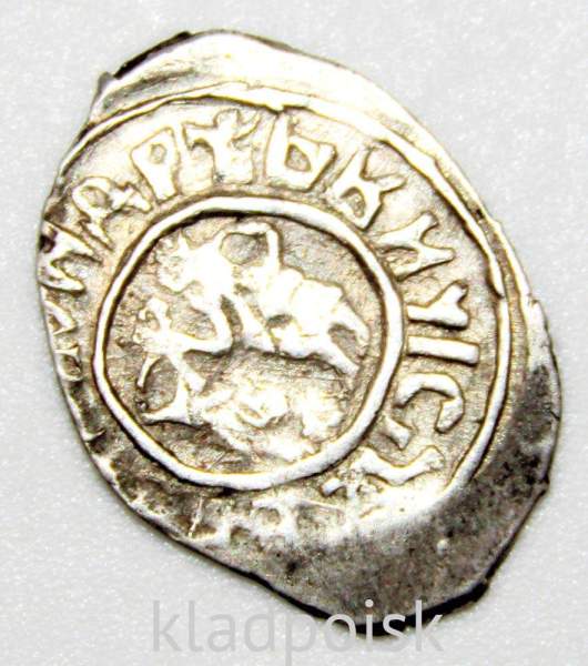 Денга, Князь Иван Андреевич, Удельное княжество Можайское, серебро, арт 3 Денга, Князь Иван Андреевич, Удельное княжество Можайское, серебро, арт 3