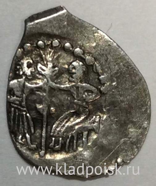 Денга Василий II Васильевич «Тёмный», серебро, Голова/посадка дерева, арт 2 Денга Василий II Васильевич «Тёмный», серебро, Голова/посадка дерева, арт 2