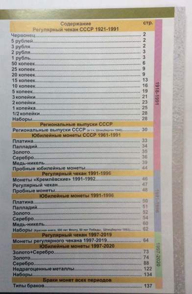 Каталог монет СССР и России 1918-2020 Каталог монет СССР и России 1918-2020