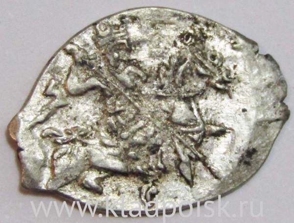 Копейка серебро Фёдор Иванович (чешуя), 1584-1598 гг. Московский денежный двор, арт 2