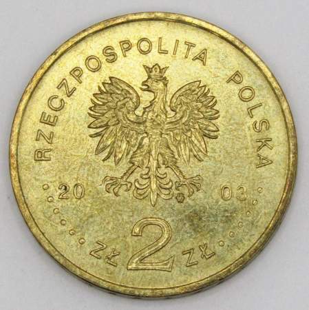 Монета 2 злотых Польша 2003 - 750-летие Познани
