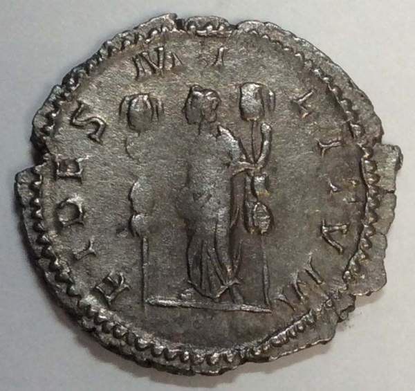 Монета Антониниан Римская Империя Марк Кассианий Латиний Постум (258-268)