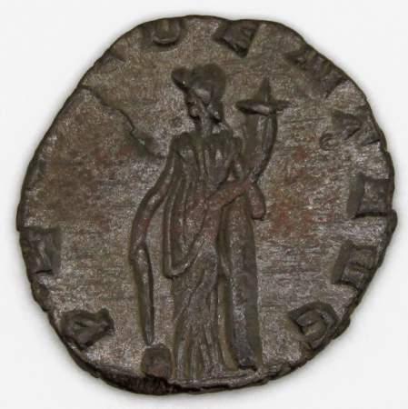 Монета Антониниан Римская Империя Император Марк Аврелий Клавдий II Готский 268-270 гг., арт 8