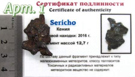 Осколок метеорита Sericho Осколок метеорита Sericho