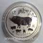 Монета 1 доллар Австралия 2019 Год свиньи, серебро Монета 1 доллар Австралия 2019 Год свиньи, серебро