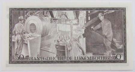 50 франков 1972 года Люксембург