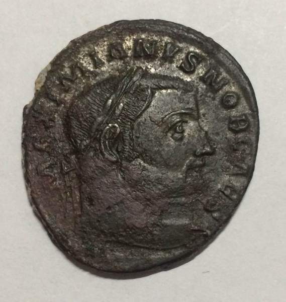 Монета Фоллис - Рим, 310 г. Галлерий Монета Фоллис - Рим, 310 г. Галлерий