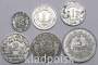Набор из 6 регулярных монет Франции 1941-1959 года
