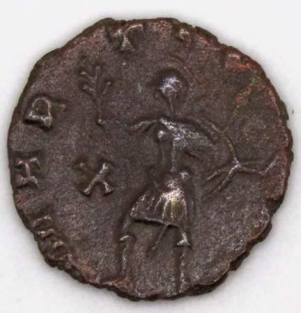 Монета Антониниан Римская Империя Император Марк Аврелий Клавдий II Готский 268-270 гг., арт 7