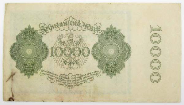 Банкнота 10000 марок 1922 года - Веймарская Республика