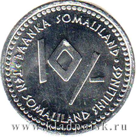 Монета 10 шиллингов Сомалиленд Знаки Зодиака – Овен