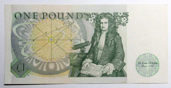 Банкнота 1 фунт 1978-1984 гг - Банк Англии - Великобритания, арт 3