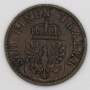 Монета 1 пфенниг Германия 1873 A