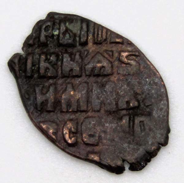 Копейка медь Алексей Михайлович (чешуя), 1655-1663 гг. Медный бунт, Псков, арт 5