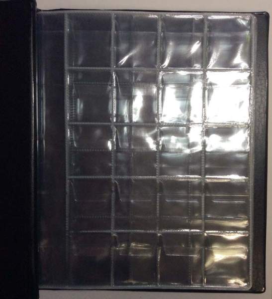 Альбом для монет комбинированный ПВХ БК-6 208 ячеек