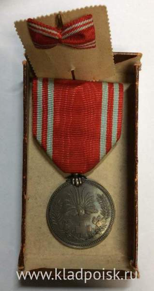 Медаль Красного Креста Японии, серебро Медаль Красного Креста Японии, серебро