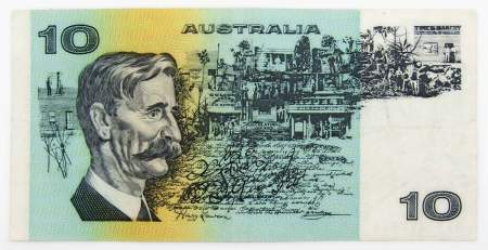 Банкнота 10 долларов Австралия 1981 года