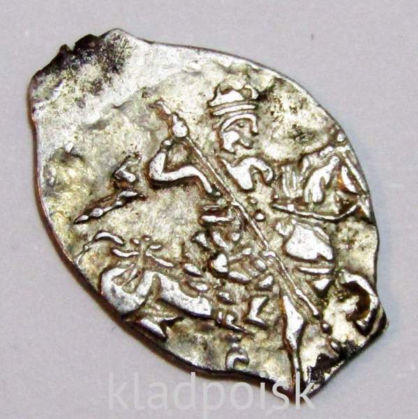 Копейка серебро Фёдор Иванович (чешуя), 1584-1598 гг. Московский денежный двор, арт 3 Копейка серебро Фёдор Иванович (чешуя), 1584-1598 гг. Московский денежный двор, арт 3