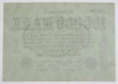 Банкнота 100000 марок 1923 года - Веймарская Республика