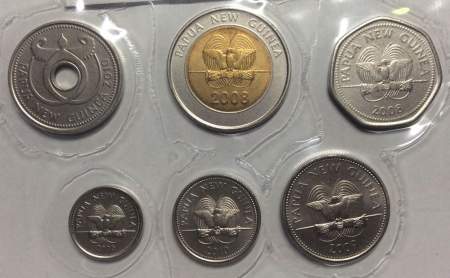 Набор монет Папуа - Новая Гвинея, 6 монет