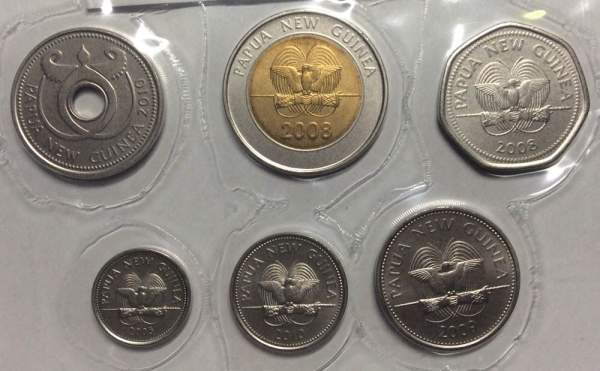 Набор монет Папуа - Новая Гвинея, 6 монет