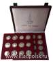 Полный набор юбилейных монет СССР Олимпиада-80 Серебро ПРУФ в фирменной коробке, 28 монет