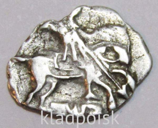 Копейка серебро Петр I Алексеевич (чешуя), 1707 год, арт 2